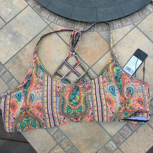 2CHILLIES Multi color Sport Bra, Size XL - New with tag